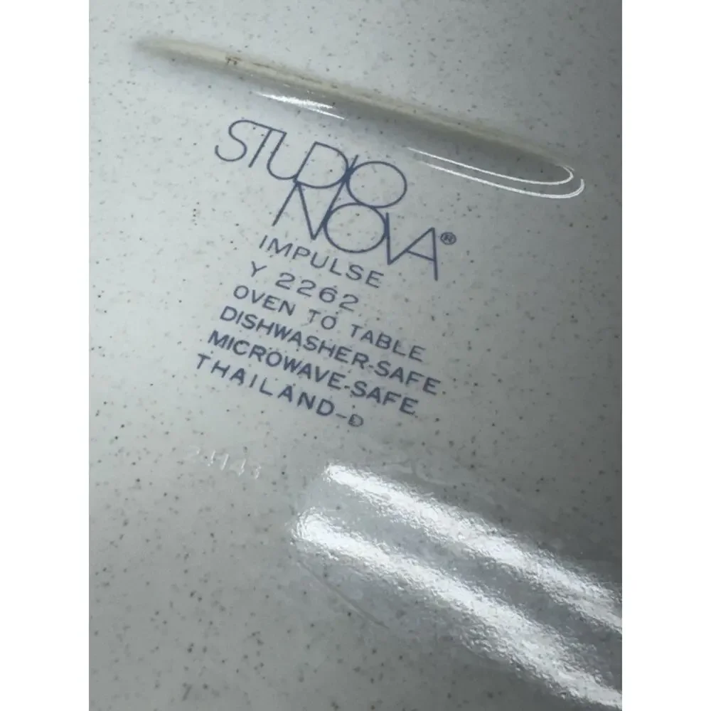 Vintage Studio Nova Impulse 14 in Oval Serving Platter Tray Y2262 Geometric